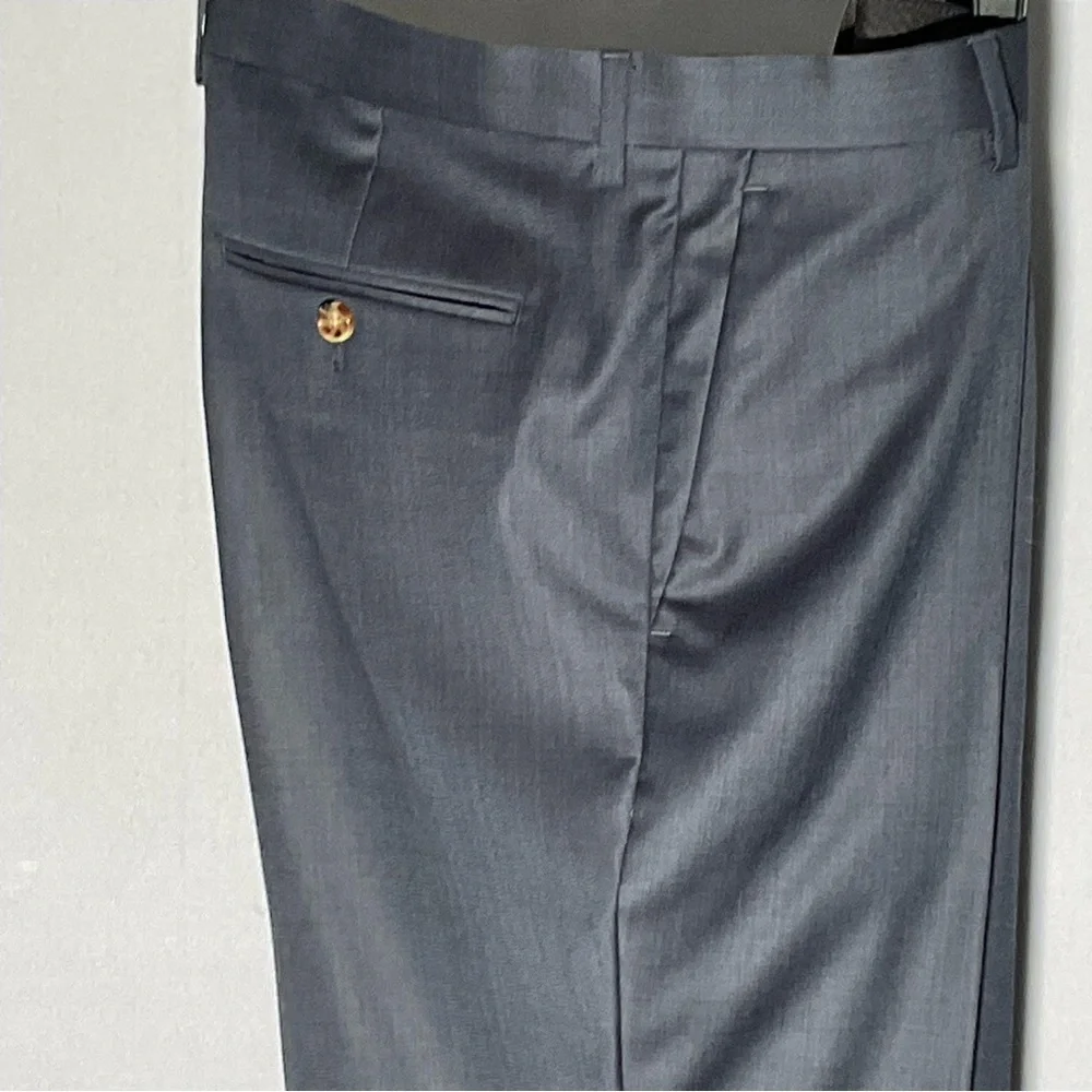 $298 J Crew Thompson Lightweight Wool Suit Pants Navy W34 L32 Tailored DressNWT